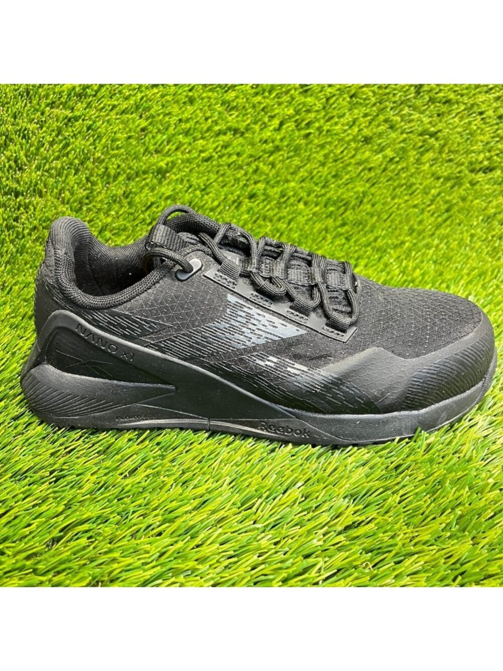 Reebok Nano X1 Adventure Womens‎ Size 6.5W Black Composite Toe Safety Work Shoes